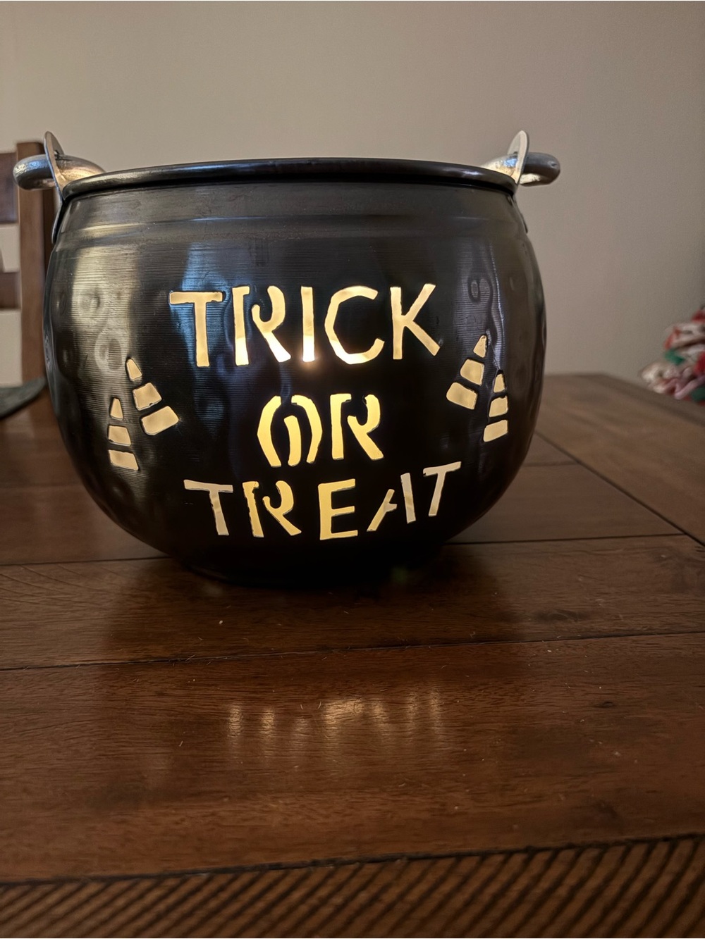 Trick or Treat Halloween Cauldron
